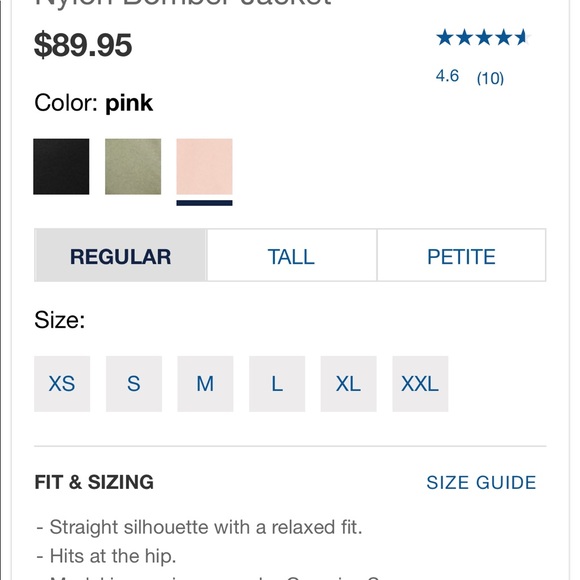 Gap salmon bomber jacket!! - Picture 3 of 3